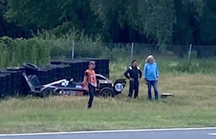 Hammond (again) crashed. It was carried away by the historical Czech formula