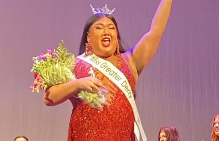 That feeling when society decides that a fat guy is prettier than a thin girl. Miss was won by a man