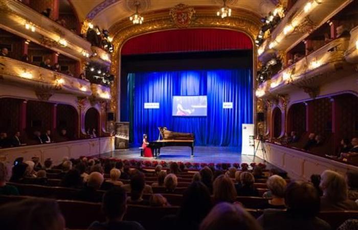 Leon Koval won the competition for young piano players