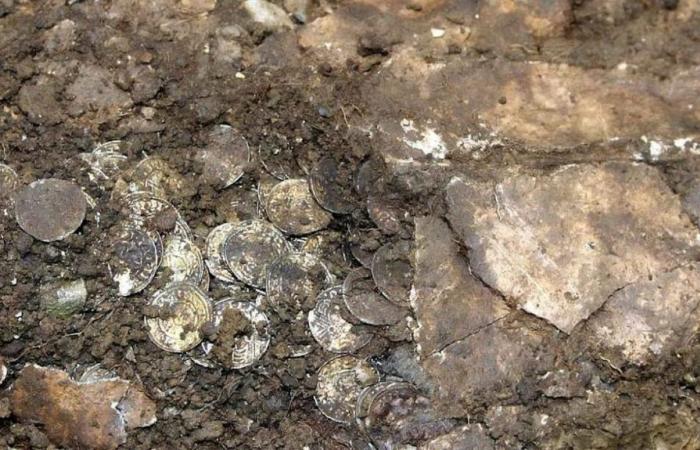 While renovating the homestead, the couple discovered thousands of gold and silver coins under the floor in the kitchen