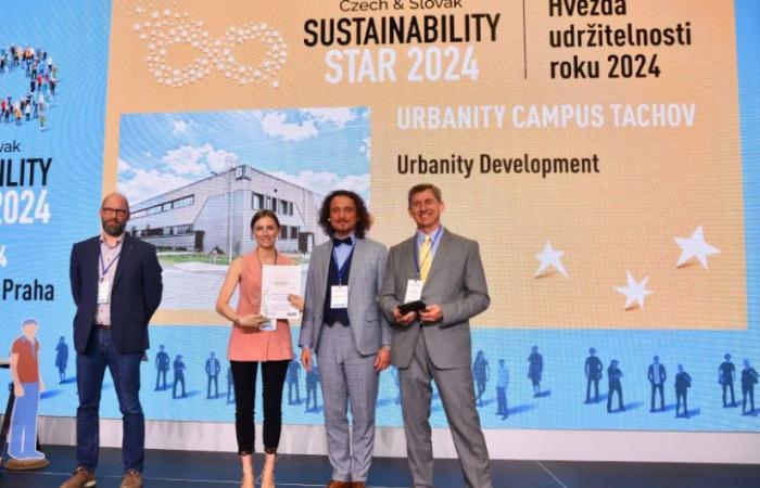 Urbanity Campus Tachov was ranked among the best sustainable projects in the Czech Republic