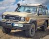First time behind the wheel of the modernized off-road Land Cruiser 70