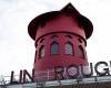 The wings of the Moulin Rouge mill have fallen