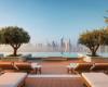 Dubai’s One Za’abeel skyscrapers feature a luxury swimming pool