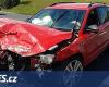 Mass accident in Kladensko. Four people were injured in a four-car crash