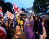 In Tbilisi, 50,000 people protested peacefully against the controversial law